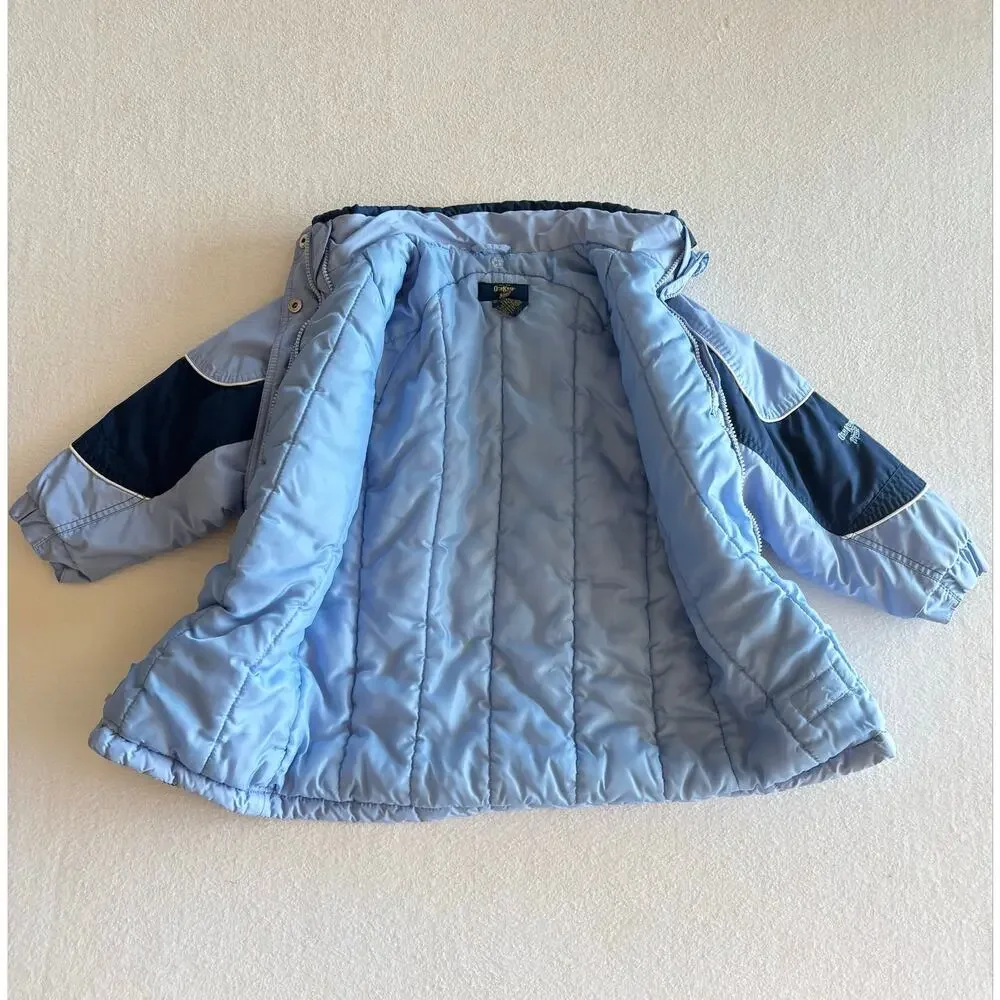 Osh Kosh B’Gosh Winter Ski Jacket Girls Size 5 Full Zip Lined Blue